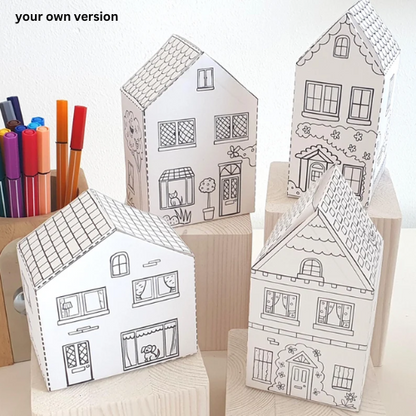 House Paper Craft-ThePaperCraftNest
