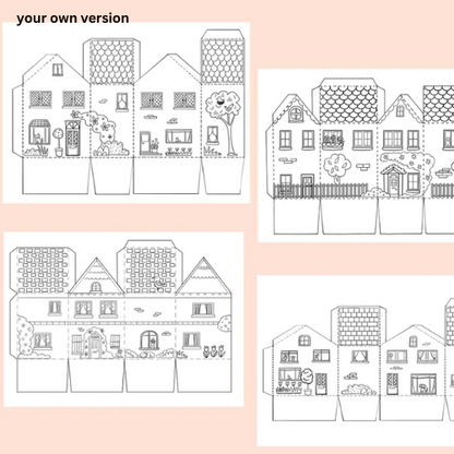 House Paper Craft-ThePaperCraftNest