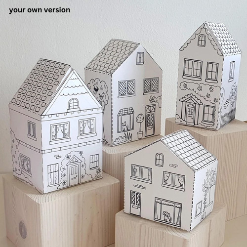 House Paper Craft-ThePaperCraftNest