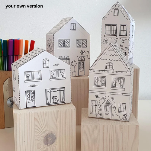 House Paper Craft-ThePaperCraftNest