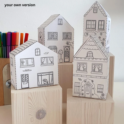 House Paper Craft-ThePaperCraftNest