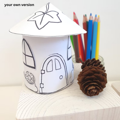 Fairy Houses Paper Craft- ThePaperCraftNest
